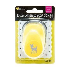 Dziurkacz ozdobny dpCraft 2,5cm Jelonek